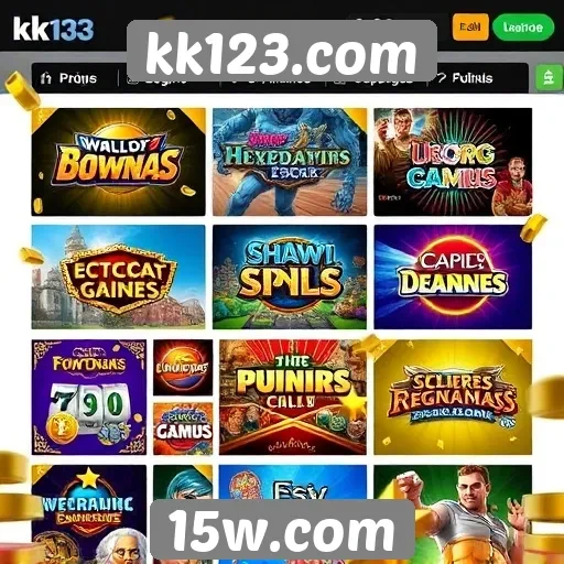 Análise de jogos populares no site kk123.com